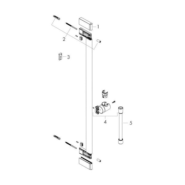 Suihkutanko Hansgrohe 24402700 Unica Valk [6550260] |