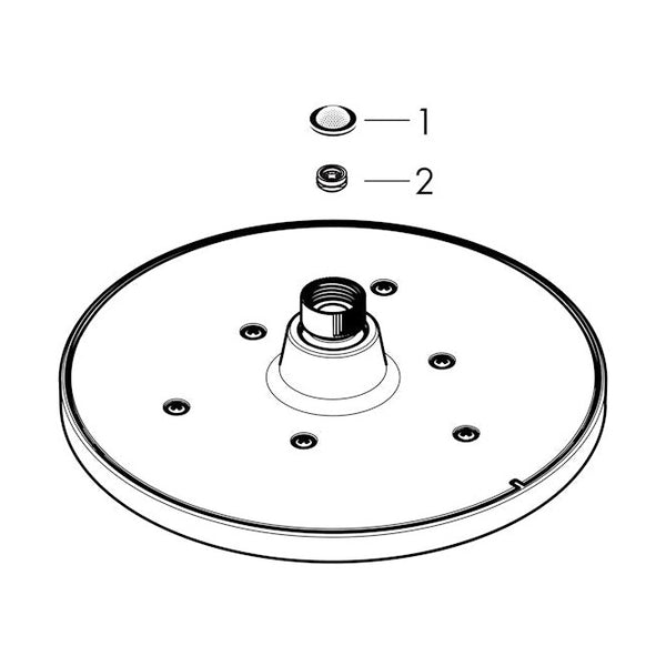 Yläsuihku Hansgrohe 26277670 Vernis Bl 200 Eco Mu [6550124] |