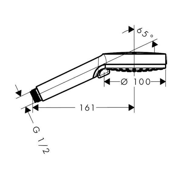 Käsisuihku Hansgrohe 26332400 Crometta Vario Ecos9L [6559756] |