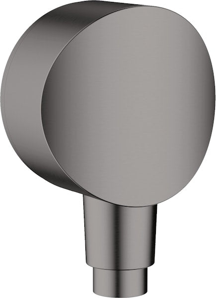 Seinäliitin Hansgrohe 26453340 Fixfit harjattu Musta kromi [6550270]