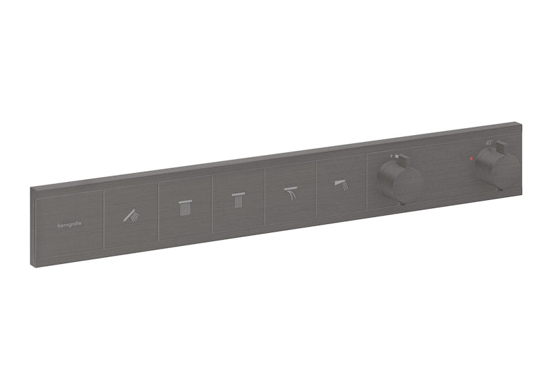 Pintaosa Hansgrohe 15384340 Suihkuhana 5-T harj, Musta Kromi [6352013]