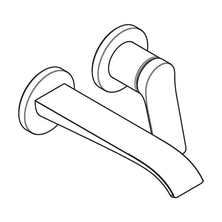 Pesuallashana Hansgrohe 75050700 Vivenis Seinä Valk [6151025]