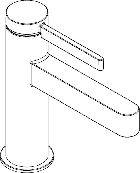 Pesuallashana Hansgrohe 76010700 Finoris 100 Push Valk [6151026]