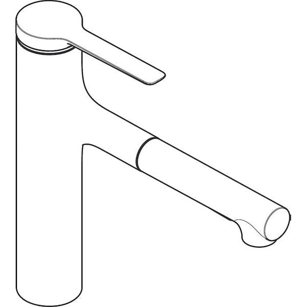 Keittiöhana Hansgrohe 74823670 Zesis 160 Sbox Musta [6250545]