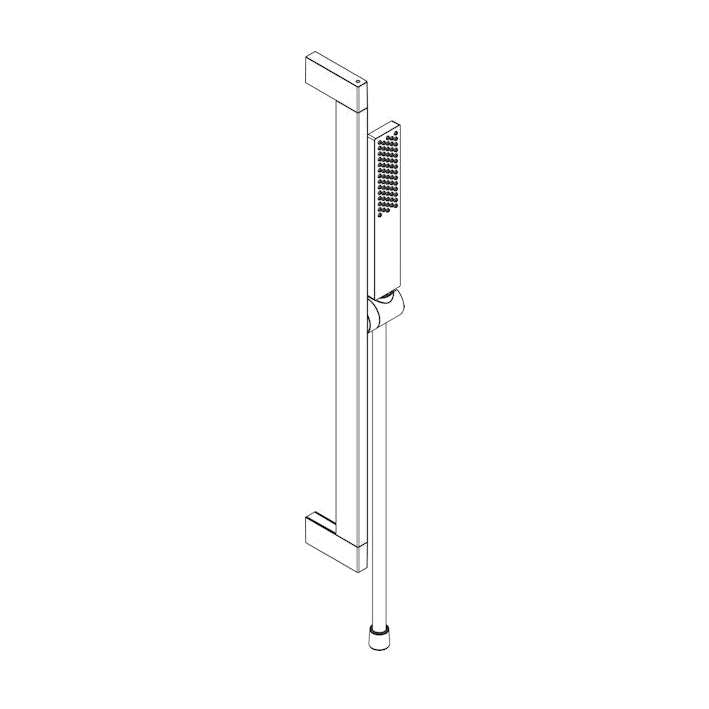 Suihkusetti Hansgrohe 24371000 Pulsify E100 1Jet Kromi [6550246]