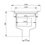 Lattiakaivo Hst Pysty Purus Heavy 75 R [3309134] |