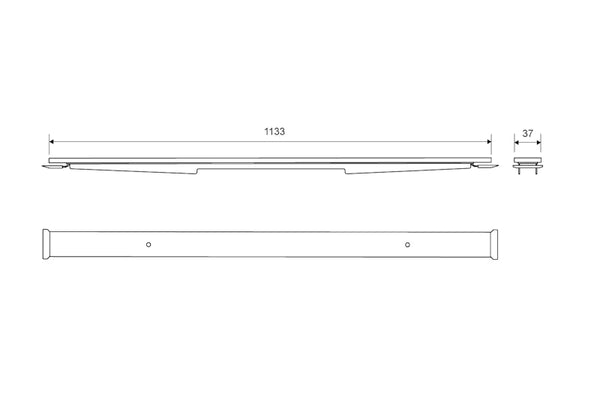 Paneeli kokonaisuus RST Unidrain Highline Custom 1200 mm 1950.1200 [3307906]