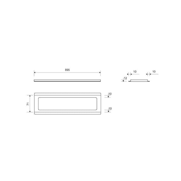 Kehys Classicline Keskilattia Unidrain 3500 900/12 Mm [3307778] |