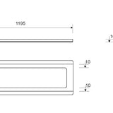 Kehys Classicline Keskilattia Unidrain 3500 1200/10 Mm [3308712] |