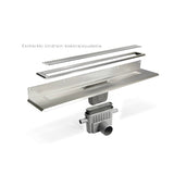 Lattiakaivokaluste Unidrain 1001, 3 seinäkiinnikettä 700mm [3307647] |