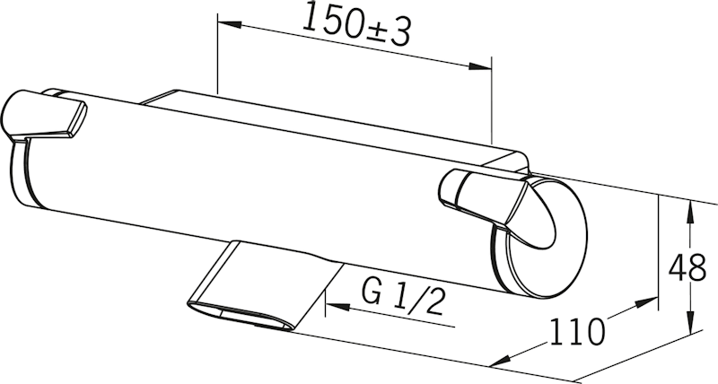 Amme- ja suihkuhana Oras Optima 7140 termostaattinen [6318030]