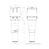 Poistoputki Vilpe P-sarja 160 XL eristetty Flow tiilenpunainen 350119 7820354