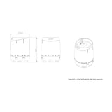 Sadehattu Vilpe Flow 160 tiilenpunainen 7820291