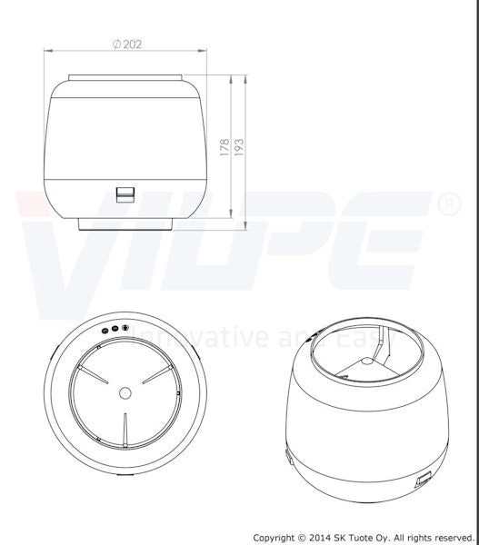 Sadehattu Vilpe Flow 110 harmaa [7820296]