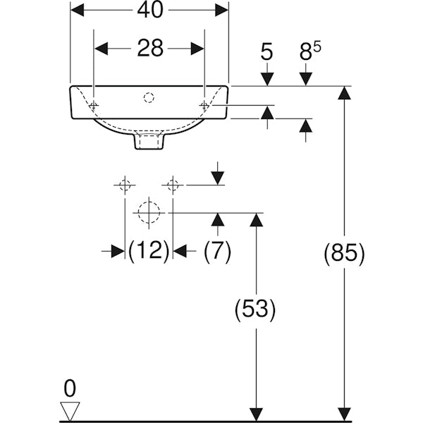 Pesuallas 1156101101 Ido Glow 400 hanareikä oikea 11561-01 [5611175]