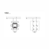 Kytkin Impressivo 2/16Ax/250V/Ip21 Ukj 2X Mus [2106093] |