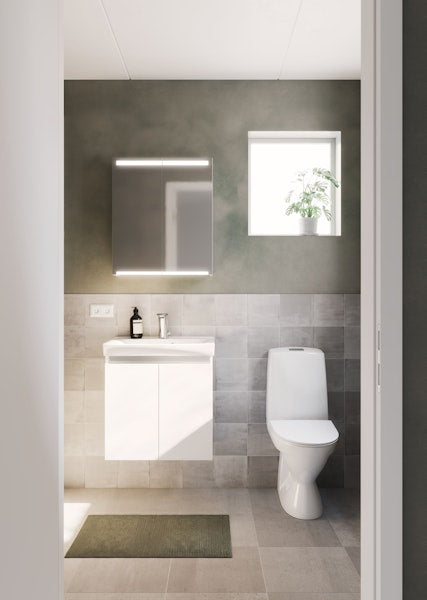 WC-laite IDO Glow 61 38261-01 Kanneton 2-H P-lukko [5650197]