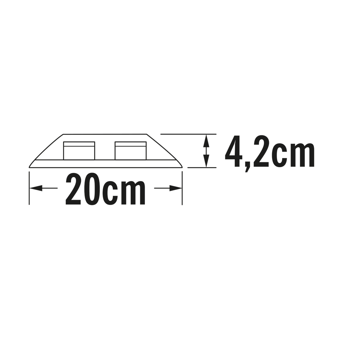 Terassivalaisin Ground Spot 7878 - 370 Ip65 4X3W [4533429] |