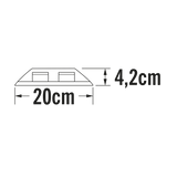 Terassivalaisin Ground Spot 7878 - 370 Ip65 4X3W [4533429] |