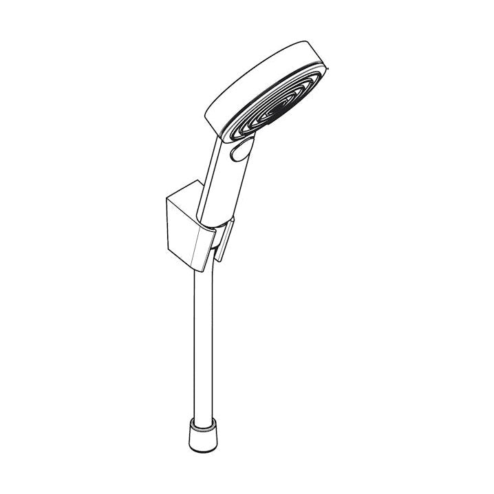 Käsisuihkusetti Hansgrohe 24303670 Pulsify 105 3-T Musta [6550105]