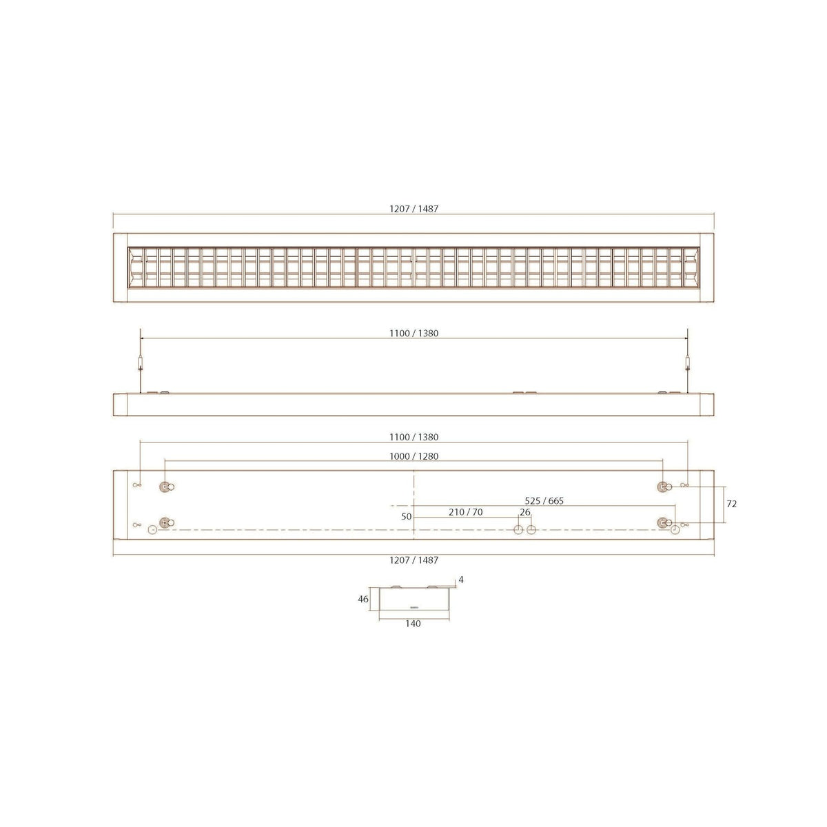 Pinta - /Ripustusvalaisin Primus Pri15L 31W/840 [4217446] |