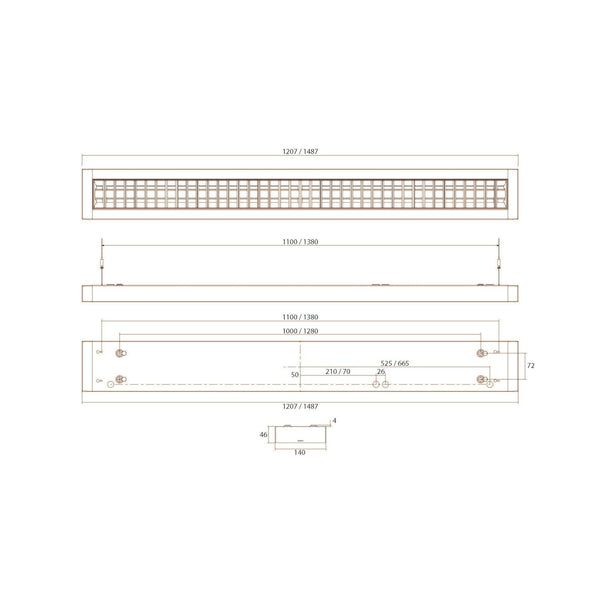 Pinta - /Ripustusvalaisin Primus Pri15L 31W/840 [4217446] |
