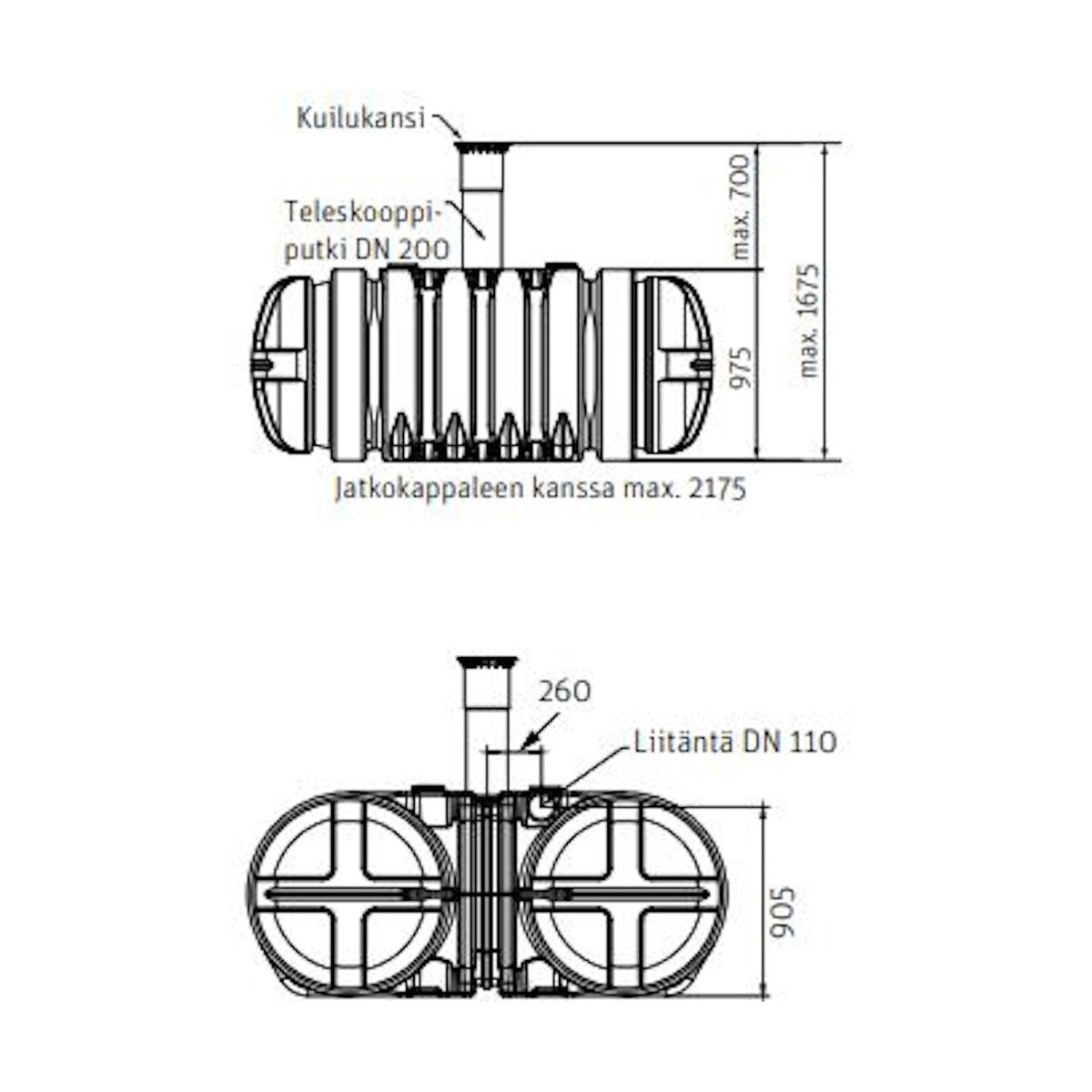 LOKASÄILIÖ ROTH TWINBLOC 3500 [3629301] |