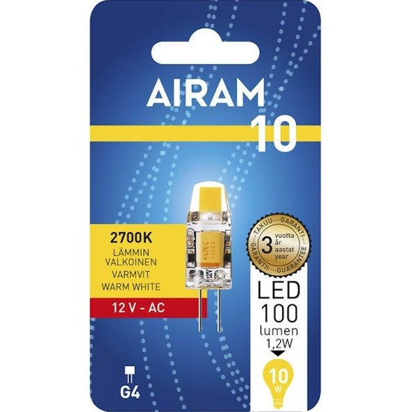 Led - Lamppu Airam Po 827 100Lm G4 12V [4711497] |