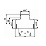 T-Yhde Muovia Uponor 100 / 100 8273037