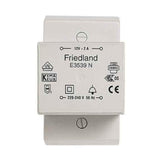 Ovikellomuuntaja Friedland E3539N Din 230Vac - 12Vac 2.0A [7037343] |