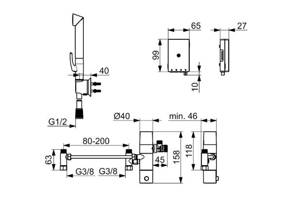 Ohjausyksikkö Oras Electra 3V, bluetooth [6510349]