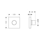 Vaihdin Hansgrohe 10932000 Axor Starck [6350098] |