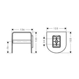 Wc - Paperiteline Hansgrohe 42436000 Axor Urquiola [5773844] |