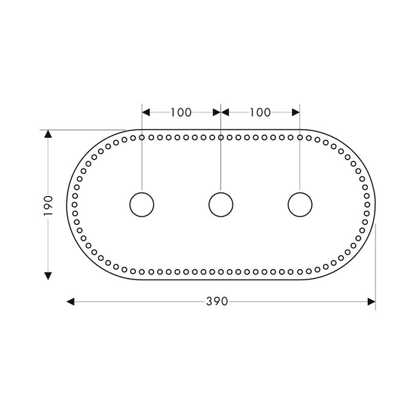 Tiiviste piiloasennus Hansgrohe Axor uppoasennus 96383000 [6150354]