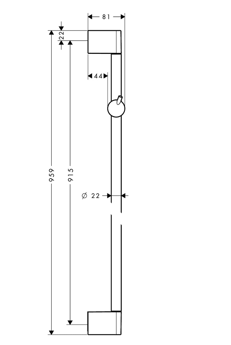Suihkutanko Hansgrohe 27609000 Crometta [6559424] |