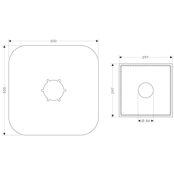 Piiloasennushana Hansgrohe 96441000 Axor Starck Termost, [6350114]