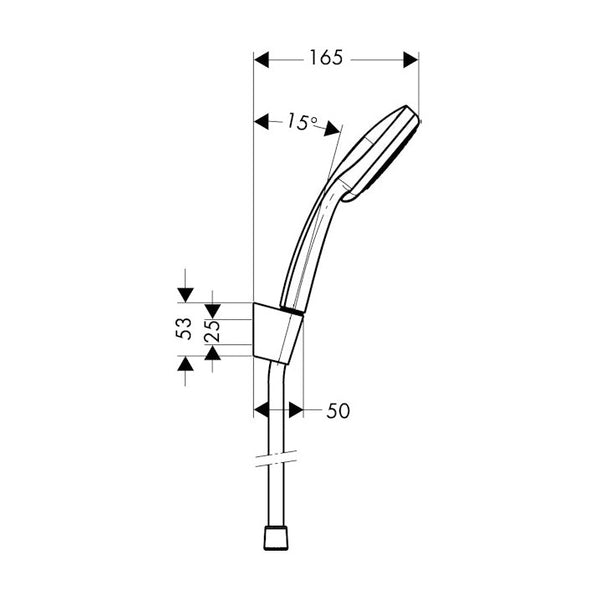Käsisuihkusetti Hansgrohe 27592000 Croma 100 Porter'C [6555521]