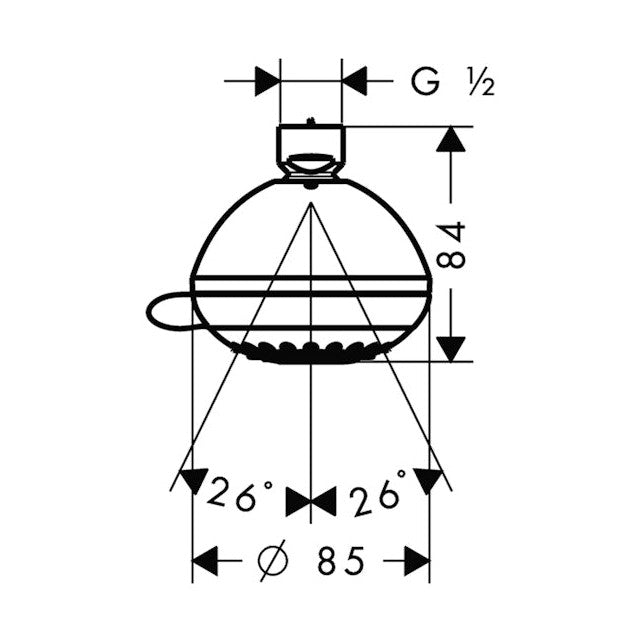 Yläsuihku Hansgrohe 28425 Crometta 85 Multi [6559329] |