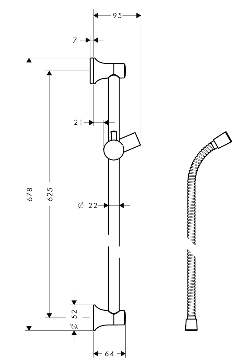 Suihkutanko Hansgrohe 27617820 Unica'Classic [6556024] |