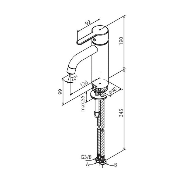Pesuallashana Damixa Silhouet Medium kirkas messinki pvd 7493077 [6158084] |