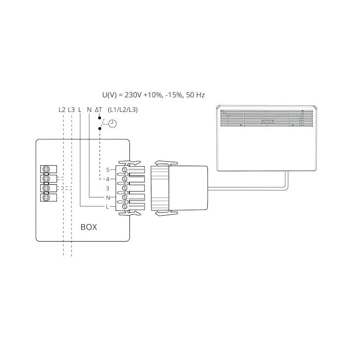Lämmitin Ensto Beta Bt 2000W Ip24 K 39X152 Val [8155020] |