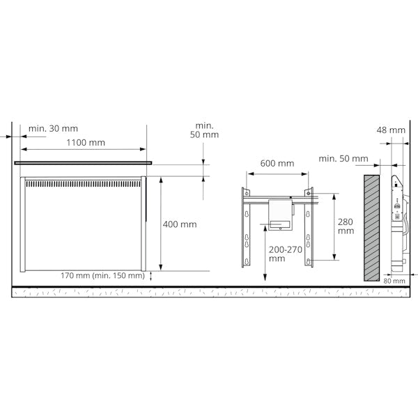 Lämmitin Ensto Roti Roti7 - Bt 700W K 40X110 [8122227] |