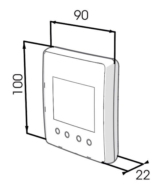 Ohjauspaneeli Vallox MyVallox Control lisäohjain 949033 [7911483]
