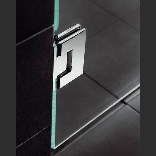 Svedbergs 180° suihkukulma 90x100, suora, lyijynmusta/savulasi [623891] |