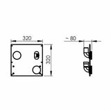 Seinäteline Allaway C - sarja harmaa 80763 [6901352] |