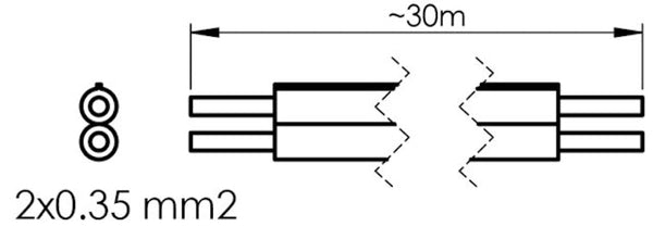 Pienjännitejohdin Allaway 30 m 80950 [6901168]