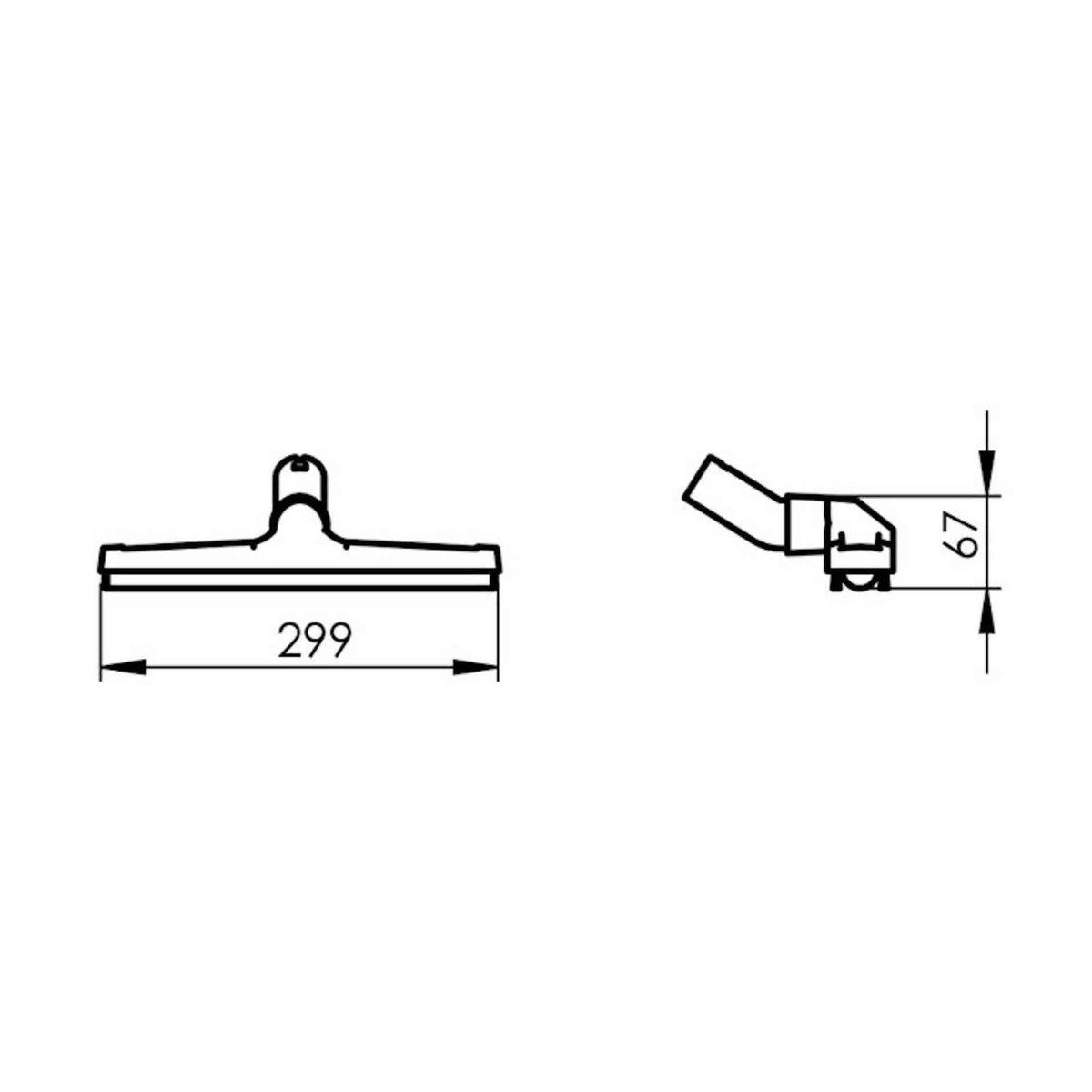 Parkettisuulake Allaway 300mm 80991 [6901249] |
