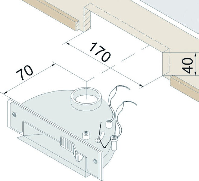 Rikkaluukku Allaway valkoinen nro 81009 [6901191]