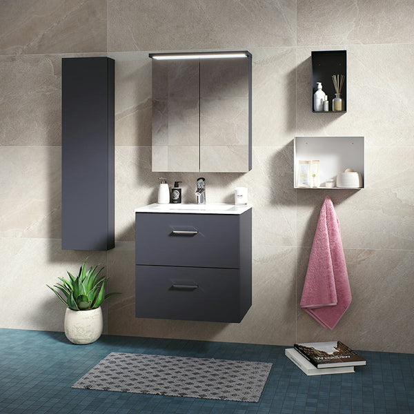 Mirror cabinet Polaria Klara 800 right VVS Grey V22340 [6045394]