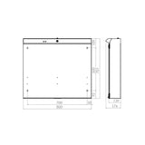 Peilikaappi V21501 Polaria LED Lumena 800 oikea VVS [6045324] |